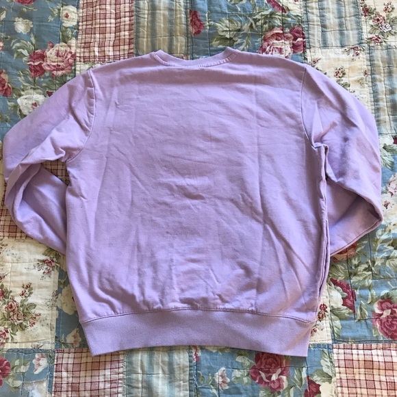 FILA Purple Long Sleeve Crew Neck Sweater Small - Picture 5 of 7